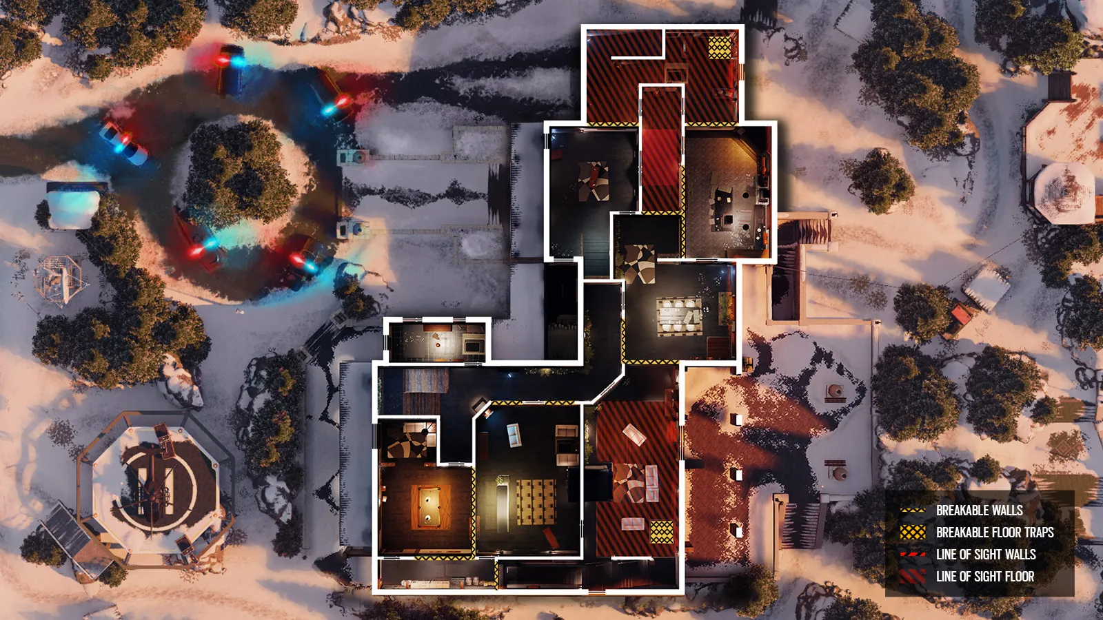 Chalet 1F blueprint