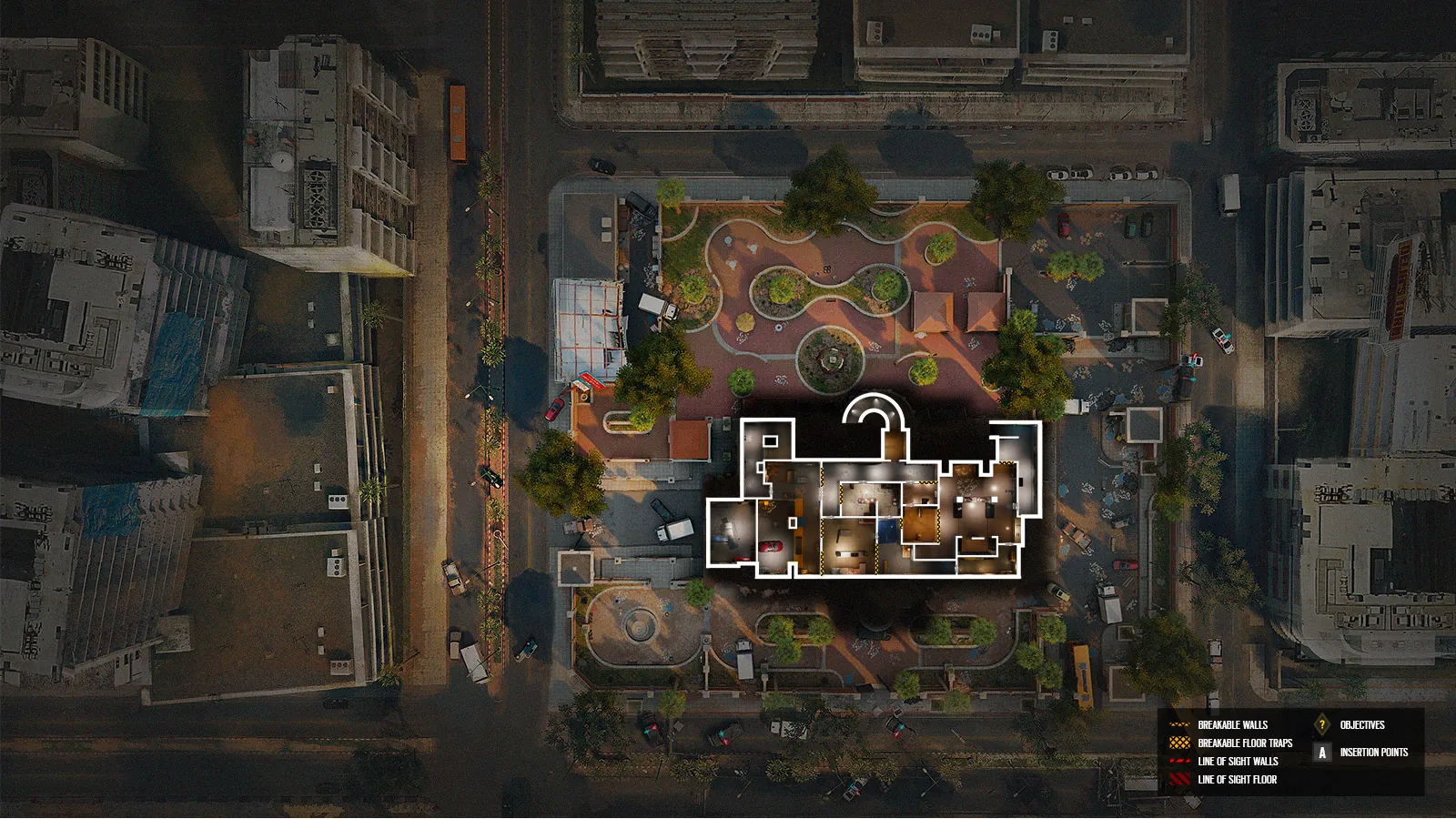 Consulate Basement blueprint