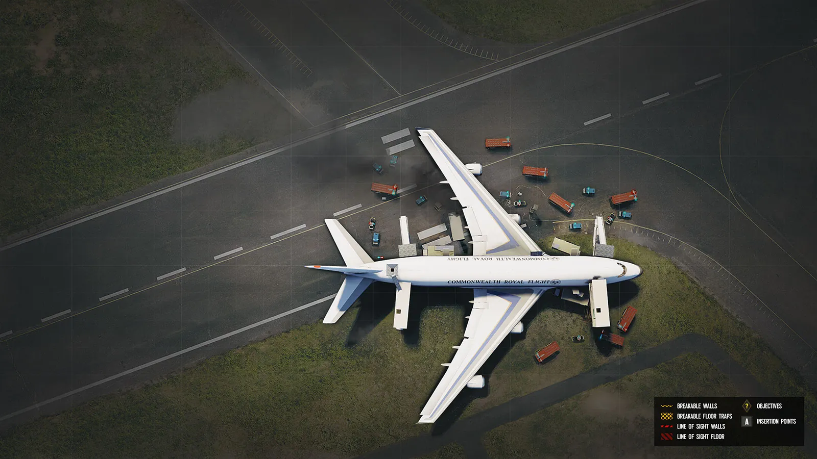 Presidential Plane Roof blueprint