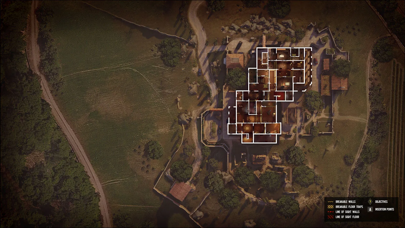Villa 1F blueprint